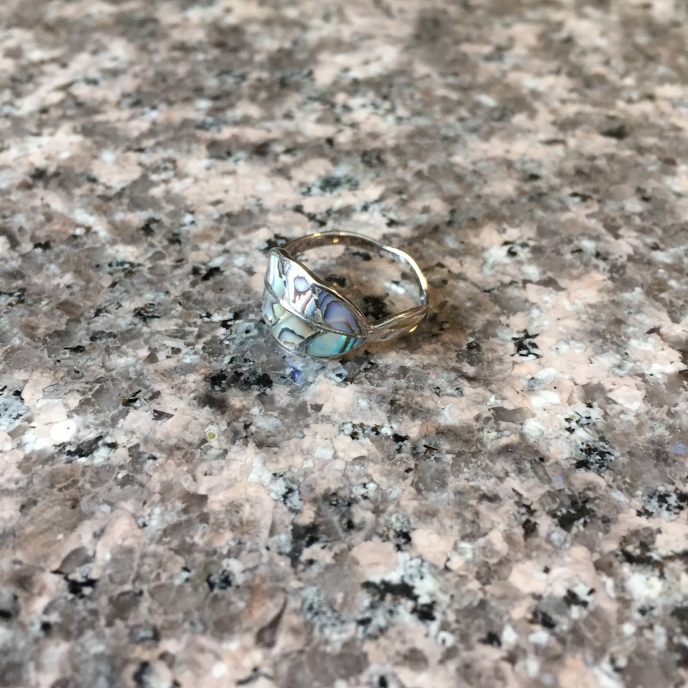 Sterling Silver Mother of Pearl Ring